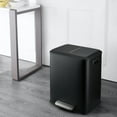 Dual Trash Can, Dual Compartment Step Trash Can, Double Bin Trash Can
