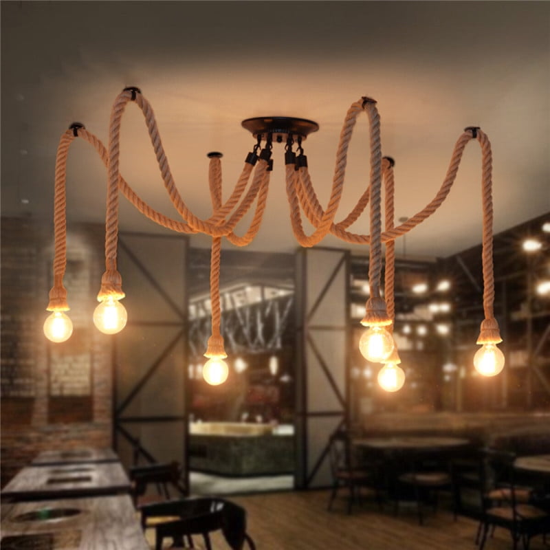 E27 4 8 10 12 Heads Country Ajustable Diy Ceiling Light