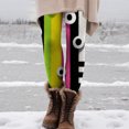 thumbnail image 5 of GEWSEY Halloween Women's Funny Graphic High Waist Skinny Leggings (Light Green, L), 5 of 8