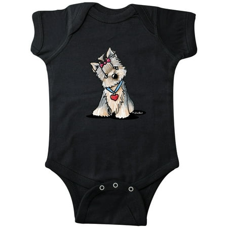 

Inktastic Butternut Yorkie Gift Baby Boy or Baby Girl Bodysuit