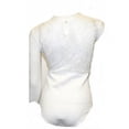 thumbnail image 2 of K. Jordan Women's Lace Back Bodysuit in White - 3X, 2 of 3