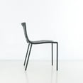 thumbnail image 4 of Soho Mid-century Modern Leather Weave Side Chair - Contract Grade, 4 of 7
