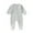A-5122Light Green, variant on MEZZALL Baby Bodysuit One-Pieces O-Neck Onesie Autumn Winter Overall Long Sleeve Zipper Jumpsuit Clothes Cover Baby Pajamas 0-1Year Toddler Nightwear Relaxed Fit / 0-6 Months