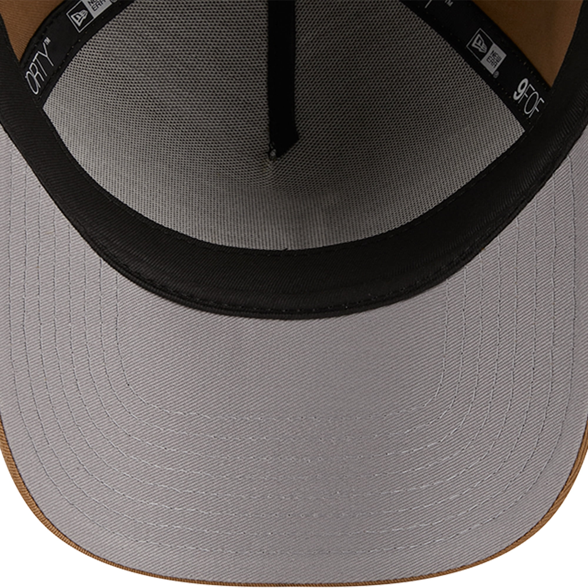 Men's New Era Khaki Los Angeles Dodgers A-Frame 9FORTY Adjustable Hat