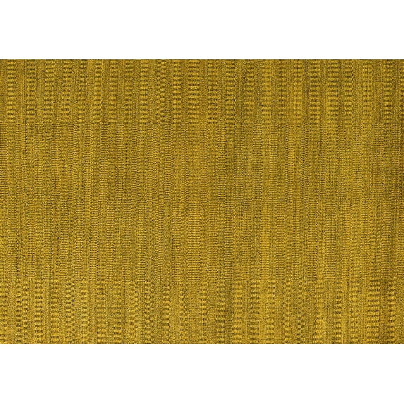 Ahgly Company Indoor Rectangle Abstract Yellow Modern Area Rugs, 8' x 12'