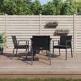 thumbnail image 1 of vidaXL 5 Piece Garden Dining Set with Cushions Poly Rattan and Steel, 1 of 5