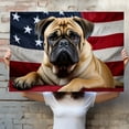 thumbnail image 4 of Bullmastiff Dog 4th of July Painting Canvas, Patriot American Dog Canvas, American Flag Diamond Art Canvas,Perfect for Home Decoration Festival Gift, 4 of 4