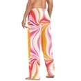 thumbnail image 3 of FORMRS Mens Pajama Pants with Pockets Sleepwear Lounge Bottoms Sizes S-2XL, Swirling Lines, 3 of 7