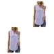 thumbnail image 4 of Blusa Sin mangas Sonducket Mujer Cuello en V Violeta 2piezas, 4 of 6