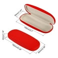 thumbnail image 2 of Unique Bargains Étui Rigide pour Lunettes, Lot de 2 Étui pour Lunettes Étui Rigide Protecteur pour Lunettes Concis pour Femmes Hommes Lunettes, Rouge, 2 of 7