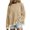 Khaki, variant on Vedolay Clothes for Women Loose Hooded Pullover Tunic Gray,L