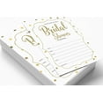 thumbnail image 4 of Inkdotpot 30 Bridal Shower InvitationsGold ConfettiWedding Fill-In Style Invites Blank Invites, 4 of 8