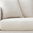 Gap Home Upholstered Wood Base Sofa, Cream