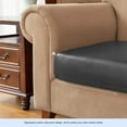 thumbnail image 6 of Subrtex Elastic PU Leather Chair / Loveseat / Sofa / X-Large Cushion Covers Sun-proof and Water-proof Furniture Protector（five colors）, 6 of 6