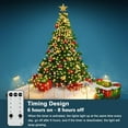 thumbnail image 3 of Cascading Twinkle Lights for Christmas Tree, Twinkle Christmas Tree Waterfall Fairy Lights, with 600 Light Cascading Tree Lights for Indoor Outdoor Christmas Tree Lights, 3 of 5