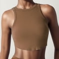 thumbnail image 2 of Sngxgn Womens Sports Bras for Women Medium Support Wireless Bra Padded Bralettes for Women(Brown,S), 2 of 4