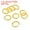 Golden, variant on Uxcell 1.2 x 8mm Wine Glass Charm Ring Metal Earring Beading Hoop Twisted Open Jump Rings, Golden 200 Pack
