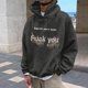 thumbnail image 1 of WILLBEST Sudaderas Deportivas para Hombre, Suéter con Capucha y Bolsillo De Manga Larga para Otoño e Invierno, con Estampado De Conejo Divertido De Color Sólido para Hombre y Mujer Chica, 1 of 5