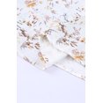 thumbnail image 3 of ABPHQTO Camiseta sin mangas con estampado floral beige para mujer, 3 of 5