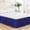 Navy, variant on Bed Skirt Wrap Around Elastic Ruffles with Elastic Belt EDHITNR 15 Inch Drop for Twin Bed 39x75 Inch