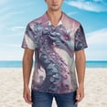 thumbnail image 4 of Lsque Dragon1 pattern Hawaiian Shirt for Men, Unisex Summer Beach Casual Short Sleeve Button Down Shirts-XX-Large, 4 of 9