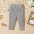 thumbnail image 5 of WhouRiu Infant Girl's Pants Ribbed Knitted Elastic Waist Leggings Baby Soft Cozy Active Fall Winter Trousers Multi-color,Sized 9-12 M, 5 of 8