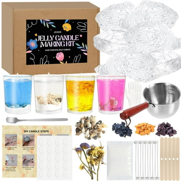 Kit para hacer velas de gelatina Jcoos de 680 g - Set DIY