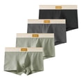 thumbnail image 2 of Dagugfen Men Underwear 4 Pc Breathable Lightweight Wicking Comfy Underpants Boxers Briefs for Everyday, 2 of 3
