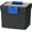 Blue, variant on Storex Plastic File Storage Box with XL Storage Lid, Fits Letter-size Paper, Black/Blue