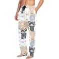 thumbnail image 5 of HPINK-T Cartoon Pig Men's Cotton Pajama Pants Soft Comfy Sleep & Lounge Pants Pjs Bottoms with Pockets, 5 of 7