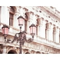 thumbnail image 2 of Quintero, Sonja 14x12 White Modern Wood Framed Museum Art Print Titled - Venice Pink Lanterns I, 2 of 4