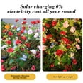 thumbnail image 5 of SLYNSHome LED Solar Flower Lights with Realistic Rose Flowers & Butterfly,Waterproof Solar Outdoor Lights for Yard Patio Lawn Pathway Walkway Decoration, 5 of 6