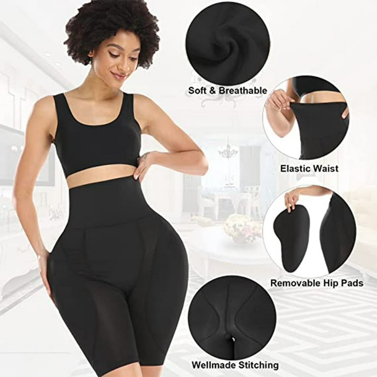 Compre Women Shapewear Sexy Butt Lifter Body Shaper Panties High Waist Hip  Padded Enhancer Booty Lifter Tummy Control Panty with Thick Pads
