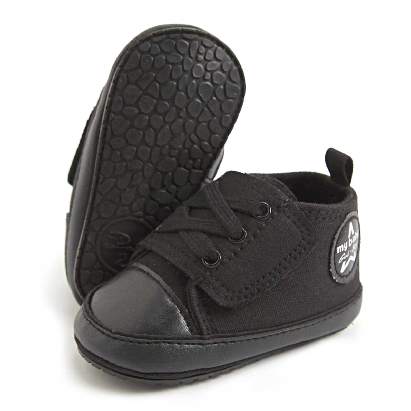 WILLFUN Baby Boys Girls HighTop Ankle Canvas Sneakers Toddler Soft