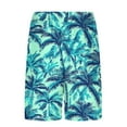 thumbnail image 5 of HAPIMO Casual Outings Travel Shorts 9" Beach Shorts Men Swim Trunks with Compression Liner Summer Outdoor Swimsuit Shorts Quick Dry Board Shorts Hawaiian Bathing Mint Green XX-Large, 5 of 6