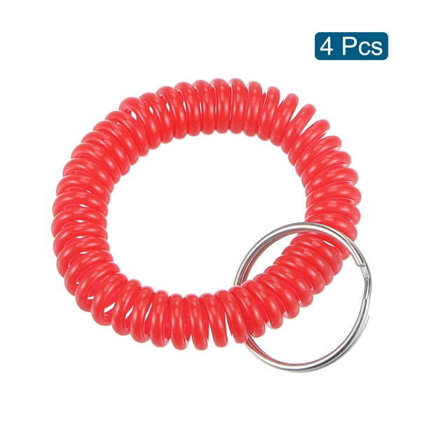 Plastic coil best sale keychain