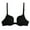 Black, variant on Women Fashion Solid Comfortable Thin Sexy Lingerie Slim Fit Push Up Bra