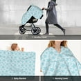 thumbnail image 6 of Car Seat Cover Baby - sea star starfish Breathable Infant Car Seat Cover for Baby Carseat, Lightweight Comfort Baby Essentials Must Haves Newborn Stuff for Girl Boy, 6 of 7