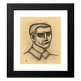 thumbnail image 2 of Karl Wiener 20x23 Black Modern Framed Museum Art Print Titled - Male Portrait, 2 of 5