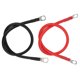 thumbnail image 2 of Cable de batería 2 uds 19,7 pulgadas Cable de batería Conductor de cobre estañado Cable resistente a altas temperaturas para automóvil, 2 of 5