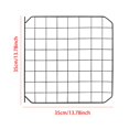 thumbnail image 4 of Jaula de panel portátil para mascotas, valla de hierro expandible, accesorios de alambre para bricolaje Puerta negra, 4 of 4