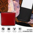 thumbnail image 2 of Sac de Rangement pour CD de 200 Pcs, Sac Grande Capacité, Pochette de Rangement en PU pour CD, Fournitures de CD Mode (Rouge), 2 of 9