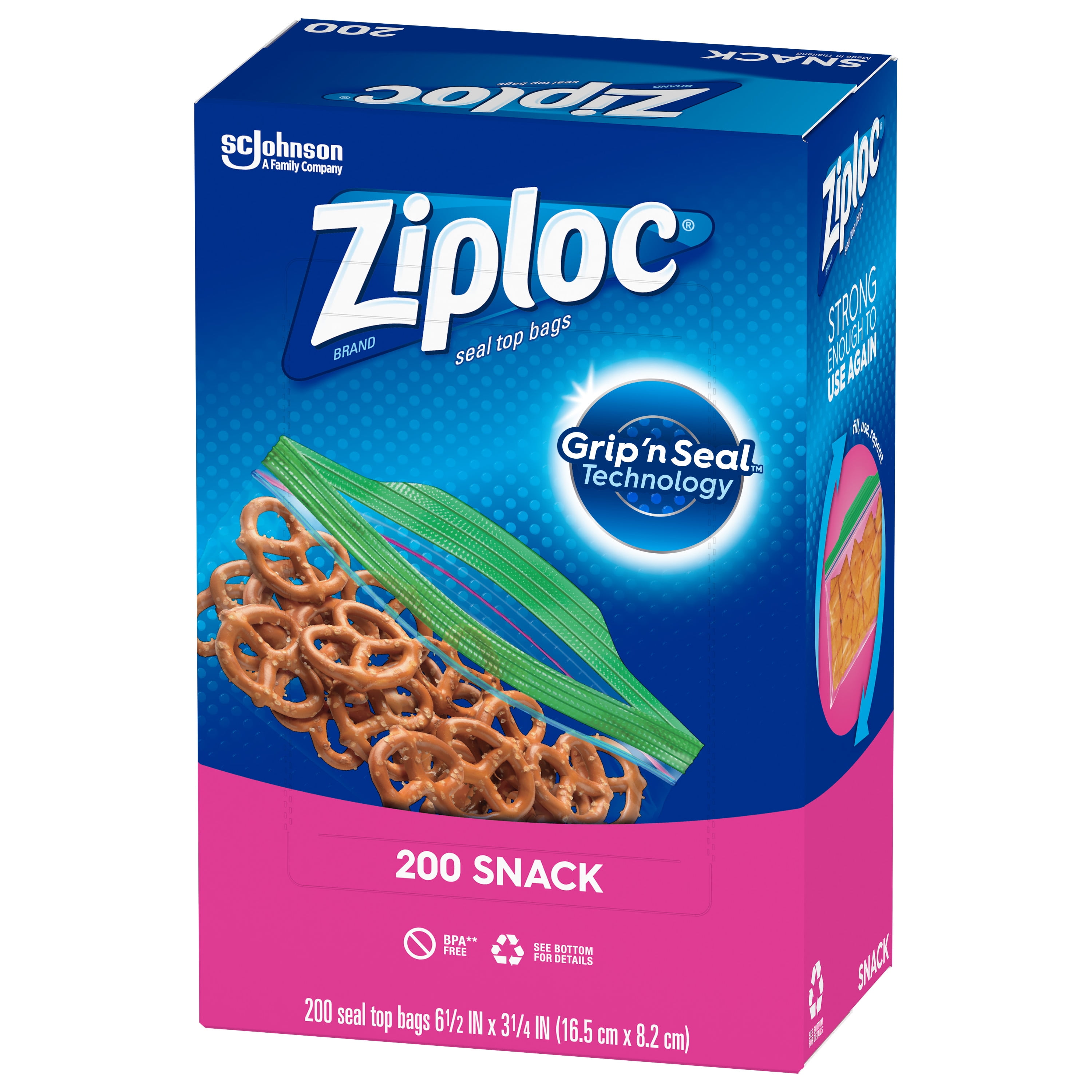 Ziploc Snack Bag and Sandwich Bag Mixed Pack, 495 pk. - Clear