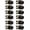 Black, variant on 10 Pack Brushed Nickel Privacy Door Knobs Interior, Classic Round Shape Stain Nickel Bedroom Doorknobs with Lock, Keyless Modern Design Door Lockset for Bathroom and Bedroom