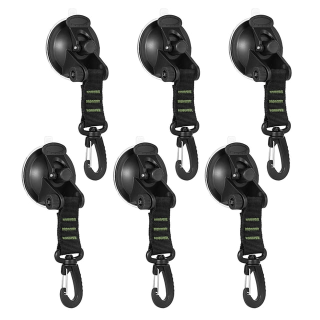 6 ganchos de ventosa de rotación de 360 ° ganchos de ventosa portátiles reutilizables para trabajo p Abanopi Gancho