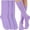 Lavender, variant on Pack of 3 Unisex Colorful One Size Fits Most Dress Crew Socks - Lavender