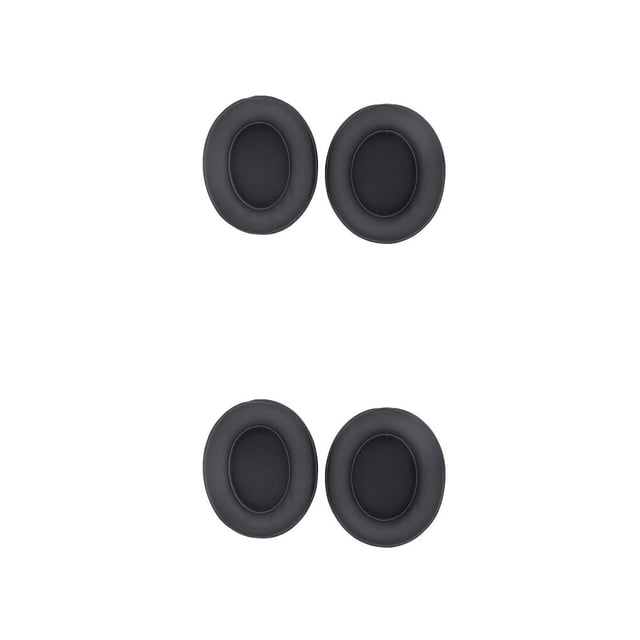 Inteprter 2 piezas de almohadillas de esponja para auriculares, almohadillas para juegos montadas en la cabeza, cubierta de protección auditiva, Type4 NO4