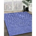 thumbnail image 2 of Ahgly Company Indoor Rectangle Patterned Sky Blue Dress Blue Area Rugs, 2' x 5', 2 of 6