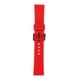 thumbnail image 4 of Correa de reloj de silicona roja de repuesto para pulsera de caucho. 20mm, 4 of 8