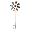 thumbnail image 1 of MasteelfCA 1pc Garden Decor Windmill Courtyard Windmill Ornament Inserting Adornment, 1 of 7